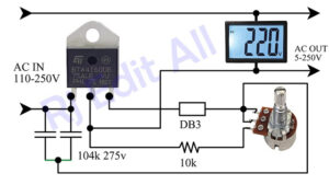 Regulador de voltagem AC  8000 watts 127/230