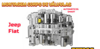 Montagem corpo de válvulas câmbio tf72 Jeep / Fiat
