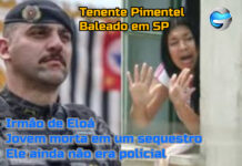 Tenente da rota, irmão de Eloá foi baleado e está em estado grave Tenente Pimentel, irmão de Eloá foi baleado em SP